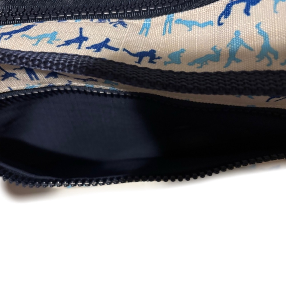 Vintage Y2K Parcel by Loop NYC Medium Makeup Bag Breakdance All Over Print NWT - Picture 2 of 5